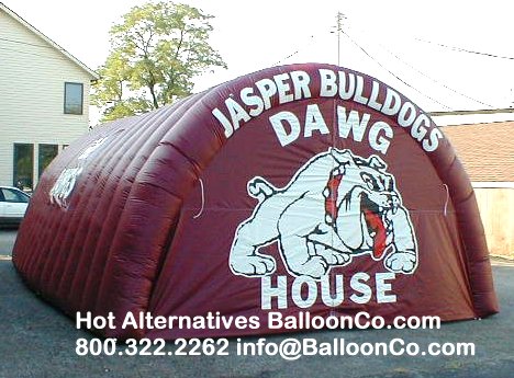Jasper Bulldog Dawg House football Sports tunnel